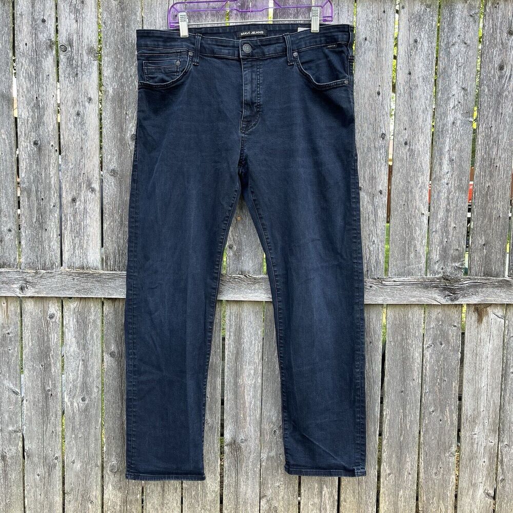 MAVI JEANS Zach Straight Leg Denim Jeans, Medium Wash- 38 X 30